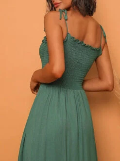 Women's Long Dress Maxi Dress Swing Dress Slip Dress Pure Color Casual Outdoor Daily Going Out Ruched Backless Sleeveless Strap Dress Slim Black Yellow Pink Spring Summer S M L XL -Slay Clothing Shop 051ea9fe 27ff 4b8b b9c2 439550195e3e