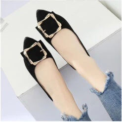 Women's Flats Dress Shoes Comfort Shoes Outdoor Daily Solid Color Flat Heel Pointed Toe Elegant Casual Minimalism Satin Loafer Black Pink Blue -Slay Clothing Shop 057dddf6 165d 44d1 9685 7ea2e8541c39