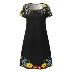 Women's Casual Dress Shift Dress Floral Print Ruched Print Square Neck Mini Dress Daily Vacation Short Sleeve Summer Spring -Slay Clothing Shop 05cd0e32 ad9b 44b2 9f21 c0aff8990b7a