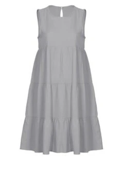 Women's Casual Dress Cotton Linen Dress A Line Dress Midi Dress Cotton Blend Basic Modern Outdoor Daily Vacation Crew Neck Ruched Patchwork Sleeveless Summer Spring 2023 Regular Fit ArmyGreen Black -Slay Clothing Shop 081e9fc8 50b7 4f00 baf2 8ac0684912d0