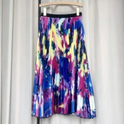 Women's Skirt & Dress Swing Long Skirt Midi Cotton Blend White And Red Red Blue Orange Skirts Summer Print Pleated Without Lining Retro Vintage Summer Party Evening Ceremony One-Size -Slay Clothing Shop 0a4df259 8222 457f 8f49 26aa29d5f856