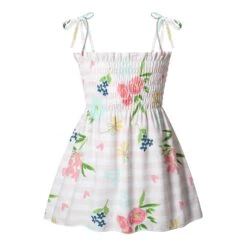 Toddler Girls' Floral Dress Animal Cartoon Sleeveless School Active Daily Cotton Knee-length White Dress Summer Dress Summer Spring 3-7 Years -Slay Clothing Shop 0aa08c93 37ef 480d 87c6 5c5aec53bb2c