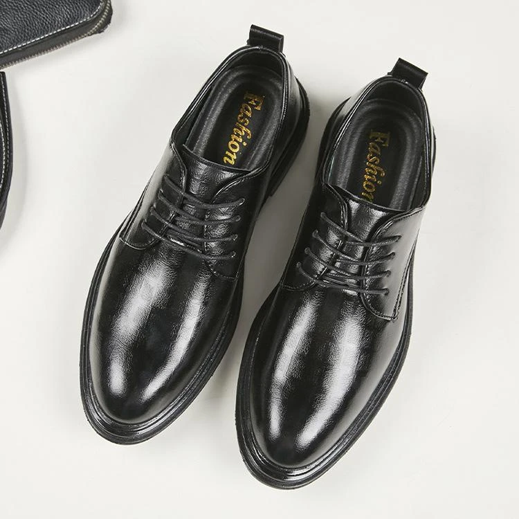 Men's Oxfords Dress Shoes Business Casual Classic Outdoor Daily Walking Shoes Microfiber Breathable Black Grey Black Summer 4 Men's Oxfords Dress Shoes Business Casual Classic Outdoor Daily Walking Shoes Microfiber Breathable Black Grey Black Summer - Image 4