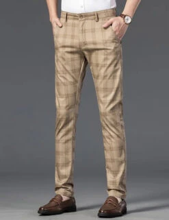 Men's Trousers Chinos Chino Pants Plaid Dress Pants Pocket Plaid Comfort Breathable Outdoor Daily Going Out Fashion Casual Blue Green -Slay Clothing Shop 0c2edbbe 0ac2 4d95 aa30 6d8fea71c449