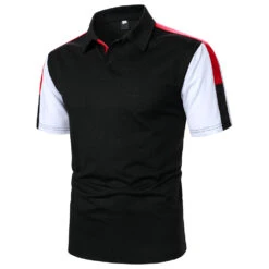 Men's Casual Shirt Dress Shirt Outdoor Work Classic Collar Classic Short Sleeve Fashion Simple Holiday Geometry Color Block Button Front All Seasons Regular Fit Deep Green Black Navy Blue Casual Shirt -Slay Clothing Shop 0cae34f9 63cd 4139 a834 6820492740b8