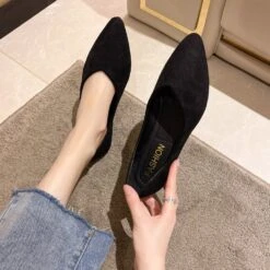 Women's Flats Dress Shoes Plus Size Wedding Work Daily Solid Colored Flat Heel Pointed Toe Elegant Classic Casual PU Loafer Wine Black Pink -Slay Clothing Shop 1161961a 7578 4d8e 8a2d bd94667e891b