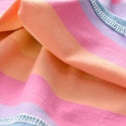 Kids Girls' Dress Striped Sleeveless School Vacation Print Beautiful Sweet Cotton Knee-length A Line Dress Summer Spring 2-8 Years Blue Green -Slay Clothing Shop 13748b9b 3fa6 479f a594 7d44f5cc254a