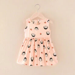 Kids Girls' Dress Floral Dress Plaid Heart Bear Sleeveless Outdoor Casual Vacation Tropical Adorable Rayon Mini Casual Dress Tank Dress Floral Dress Summer Spring 3-10 Years Pink Plaid Orange Flower -Slay Clothing Shop 14089328 04eb 4974 b458 7d70e53930ca
