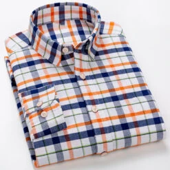 Men's Dress Shirt Button Up Shirt Collared Shirt Wine Navy Blue+white White Long Sleeve Plaid Turndown Spring Fall Wedding Outdoor Clothing Apparel -Slay Clothing Shop 160a0c6e 1c4c 483c aa7e a4c79ae21e39