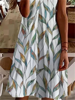 Women's Casual Dress T Shirt Dress Tee Dress Midi Dress White Short Sleeve Floral Print Fall Spring Summer V Neck Basic Daily Vacation 2023 S M L XL XXL 3XL -Slay Clothing Shop 1627d12a b684 4209 9d13 effb4ae867b5