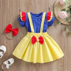 2 Pieces Toddler Girls' Polka Dot Ruffle Dress Set Set Short Sleeve Vacation Outdoor 1-3 Years Summer Yellow Pink Red 38 2 Pieces Toddler Girls' Polka Dot Ruffle Dress Set Set Short Sleeve Vacation Outdoor 1-3 Years Summer Yellow Pink Red -Slay Clothing Shop 17a06283 a05c 4982 be1b b21be794d2a9