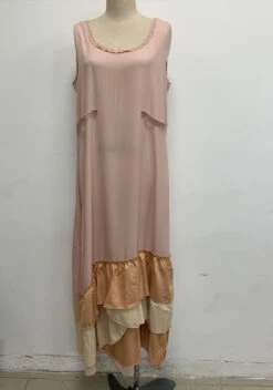 Women's Casual Dress Cotton Linen Dress Swing Dress Mini Dress Ruffle Patchwork Basic Casual Daily Vacation Crew Neck Sleeveless Summer Spring Khaki Plain -Slay Clothing Shop 1828cb4b 249c 4d9f ad5c 15e2e927a367