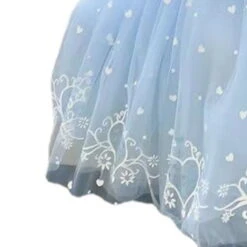 Kids Girls' Party Dress Cartoon Heart Short Sleeve Formal Performance Mesh Princess Beautiful Cotton Maxi Party Dress Swing Dress Summer Spring 3-10 Years Light Blue -Slay Clothing Shop 19947254 7d3d 4d12 bcd1 3b2efb412173