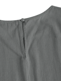 Women's Casual Dress Cotton Summer Dress Midi Dress Linen Cotton And Linen Lace Up Pocket Basic Classic Daily Vacation Crew Neck Sleeveless Summer Spring Navy Blue Orange Plain -Slay Clothing Shop 22b175e3 928d 4770 884e 248c41d4915f