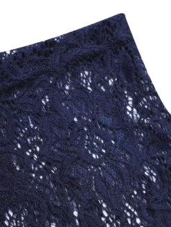 Women's Plus Size Work Dress Chiffon Dress Swing Dress Solid Color Long Dress Maxi Dress 3/4 Length Sleeve Lace Layered V Neck Fashion Outdoor Wine Dark Blue Summer Spring L XL XXL 3XL 4XL -Slay Clothing Shop 29ba5f63 2e0c 47c2 8b0b d26c53f77a09