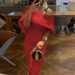 Women's Party Dress Cocktail Dress Wedding Guest Dress Midi Dress White Flower Black Flower Black Short Sleeve Pure Color Cold Shoulder Summer Spring Fall Off Shoulder Fashion Party Office Wedding -Slay Clothing Shop 2c00fe99 bf75 4100 ba63 e5d9d6f72d4a