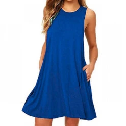 Women's Casual Dress Tank Dress Mini Dress Light Coffee Black Dark Red Sleeveless Plain Summer Spring Crew Neck Basic 2023 S M L XL 2XL -Slay Clothing Shop 2d5cae18 71f6 4161 9336 917fac8ebb95