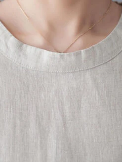 Women's Casual Dress Cotton Linen Dress A Line Dress Midi Dress Linen Cotton Blend Basic Modern Outdoor Daily Vacation Stand Collar Pocket Sleeveless Summer Spring 2023 Loose Fit Navy Blue Apricot -Slay Clothing Shop 2db165c5 aeb7 494b a4df 9272461858e5