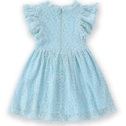 Kids Girls' Dress Party Dress Solid Color Short Sleeve Wedding Special Occasion Birthday Lace Ruffle Elegant Fashion Princess Cotton Lace Knee-length Lace Dress Party Dress A Line Dress Summer Spring -Slay Clothing Shop 2e046d01 0afb 4e75 8bf1 a923afe33770