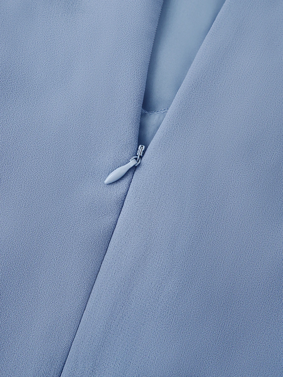 Women's Party Dress Lace Dress Swing Dress Long Dress Maxi Dress Blue Half Sleeve Pure Color Patchwork Spring Summer Dress V Neck Romantic Wedding Birthday 2023 S M L XL 2XL 3XL 8 Women's Party Dress Lace Dress Swing Dress Long Dress Maxi Dress Blue Half Sleeve Pure Color Patchwork Spring Summer Dress V Neck Romantic Wedding Birthday 2023 S M L XL 2XL 3XL - Image 8