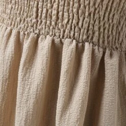 Women's Casual Dress Swing Dress White Dress Mini Dress Black White Beige Short Sleeve Pure Color Ruched Summer Spring Off Shoulder Elegant 2023 S M L XL -Slay Clothing Shop 3eab81e4 3987 4ee9 bb67 7fa9232cbb02