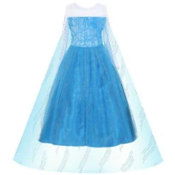 Kids Girls' Elsa Frozen Costume Dress Sequin Floral Performance Party Blue Maxi Long Sleeve Princess Sweet Dresses Fall Winter Regular Fit 3-10 Years -Slay Clothing Shop 3f0c4b17 c58d 412d af23 9a3afe8454c7