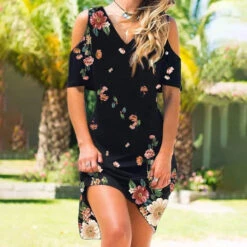 Women's Casual Dress Midi Dress Black White Pink Half Sleeve Print Print Summer Spring V Neck Casual 2023 S M L XL XXL 3XL 10 Women's Casual Dress Midi Dress Black White Pink Half Sleeve Print Print Summer Spring V Neck Casual 2023 S M L XL XXL 3XL -Slay Clothing Shop 3f9ff91f a2f2 417e a0bc 395108c011d1