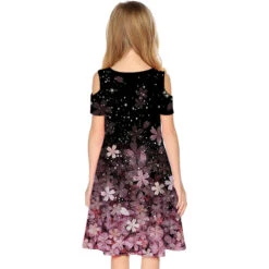 Kids Little Girls' Dress Floral A Line Dress Daily Holiday Vacation Print Green Blue White Above Knee Short Sleeve Casual Cute Sweet Dresses Spring Summer Regular Fit 3-12 Years -Slay Clothing Shop 421c9923 27d6 4074 98c6 911cc1ff0cff