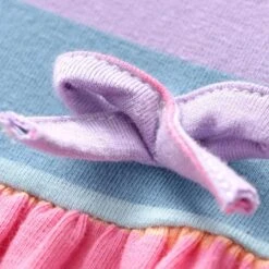 Kids Girls' Dress Striped Sleeveless School Vacation Print Beautiful Sweet Cotton Knee-length A Line Dress Summer Spring 2-8 Years Blue Green -Slay Clothing Shop 478214b0 3260 4fed 9fc5 3ba3cb79a49b