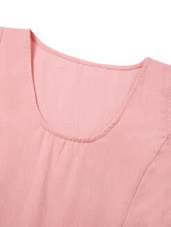 Women's Cotton Linen Casual Midi Shift Dress Sleeveless Pockets Crew Neck Spring Summer Blue Pink Khaki -Slay Clothing Shop 4ad85966 ef96 43d3 86c7 f26c305b6196