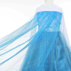 Kids Girls' Elsa Frozen Costume Dress Sequin Floral Performance Party Blue Maxi Long Sleeve Princess Sweet Dresses Fall Winter Regular Fit 3-10 Years -Slay Clothing Shop 4c720800 75d5 4b2a 9fc6 164bb8e59f26