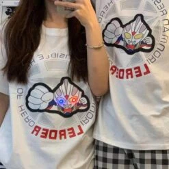 Tiktok Hot Selling Unisex Light Up T-shirt Luminous T-shirt Pure Cotton Short-sleeved Tap Light Up Summer Couples Dress Girlfriends Dress Loose Tide -Slay Clothing Shop 50486e5d 7c83 49b4 b749 a99bda49c4cb