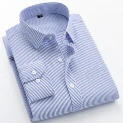 Men's Dress Shirt Button Up Shirt Collared Shirt Non Iron Shirt A D G Long Sleeve Striped Collar Spring & Fall Wedding Work Clothing Apparel Button-Down -Slay Clothing Shop 50612b65 20fc 474a 9787 650e15cff6a6