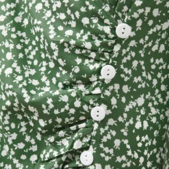 Women's Wrap Dress Floral Ditsy Floral Button Print V Neck Midi Dress Classic Daily Vacation Short Sleeve Summer Spring -Slay Clothing Shop 5a359748 1027 4fd7 ae7b fad65d9b72bb