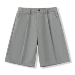 Men's Shorts Dress Shorts Bermuda Shorts Work Shorts Pocket Plain Comfort Breathable Outdoor Daily Going Out Fashion Casual Black Light Grey -Slay Clothing Shop 5c9e8a62 1d68 402e 9a24 8dd643995bc9