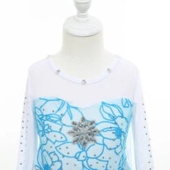 Kids Girls' Elsa Frozen Costume Dress Sequin Floral Performance Party Blue Maxi Long Sleeve Princess Sweet Dresses Fall Winter Regular Fit 3-10 Years -Slay Clothing Shop 5e5bde8f 4d91 44e1 a394 37f6f7f03928