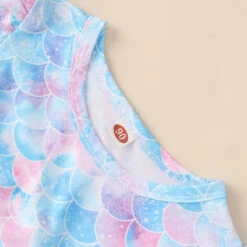 Kids Girls' Dress Galaxy Short Sleeve School Adorable Daily Cotton Knee-length Summer Dress Summer Spring 3-7 Years Sky Blue -Slay Clothing Shop 6a8d4683 dd60 4660 b70f d990dd2ba500