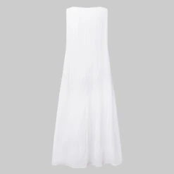 Women‘s A Line Dress Midi Dress Blue White Gray Yellow Sleeveless Solid Color Pocket Spring Summer Round Neck Basic Hot Loose 2023 S M L XL XXL -Slay Clothing Shop 6d8086ad 328a 48ef 9c23 262114750897