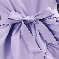 Kids Girls' Dress Solid Color Short Sleeve Outdoor Active Daily Cotton Above Knee Casual Dress A Line Dress Summer Spring 3-7 Years Purple -Slay Clothing Shop 731bcc77 8c4c 459a bec1 66c678dd5069