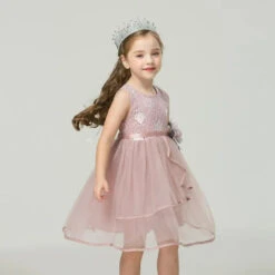 Kids Little Girls' Dress Flower Swing Dress Party Birthday Daily Lace Ruffle Mesh Green White Pink Sleeveless Cute Princess Sweet Dresses Spring Summer 2-6 Years -Slay Clothing Shop 74e3368a 7344 48dd a37d fe13e732b924