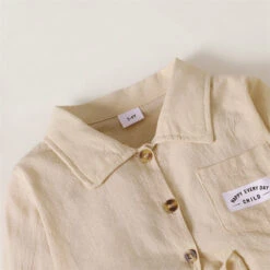 2 Pieces Toddler Girls' Plaid Pocket Dress Set Set Long Sleeve Fashion Outdoor 3-7 Years Summer Khaki -Slay Clothing Shop 7d84e791 ca34 46ef 9572 ad5d28e7f434