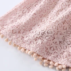 Kids Girls' Dress Party Dress Solid Color Short Sleeve Wedding Special Occasion Birthday Lace Ruffle Elegant Fashion Princess Cotton Lace Knee-length Lace Dress Party Dress A Line Dress Summer Spring -Slay Clothing Shop 832b47c5 cf06 4004 b001 18ed28081942