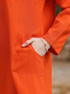 Women's Cotton Linen Shift Dress Knee-Length Crew Neck Pocket Spring Summer Fall -Slay Clothing Shop 89ba35f7 294c 40e9 b514 c08cf17fc483