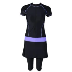 Women's Swimwear Swim Dress Rash Guard Diving Plus Size Swimsuit Splice Color Block Black Blue T Shirt Tee Bathing Suits Sports Vacation Fashion -Slay Clothing Shop 8cfb50af 5699 4610 94f5 40ac8fb35a18