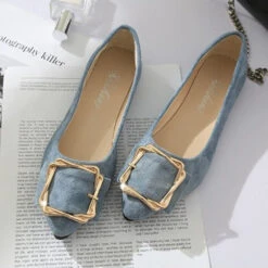 Women's Flats Dress Shoes Comfort Shoes Outdoor Daily Solid Color Flat Heel Pointed Toe Elegant Casual Minimalism Satin Loafer Black Pink Blue -Slay Clothing Shop 8d9bee95 7322 4d94 8190 1705604160fd