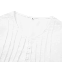 Women's Cotton Linen Dress Casual Dress Midi Dress Cotton Casual Mature Outdoor Daily Vacation V Neck Ruched Pocket Half Sleeve Summer Spring Fall 2023 Loose Fit White Blue Green Plain S M L XL 2XL -Slay Clothing Shop 8e14bf5b 981b 4156 8e4d e909a5376890