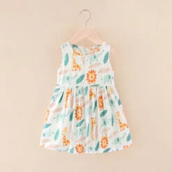 Kids Girls' Dress Floral Dress Plaid Heart Bear Sleeveless Outdoor Casual Vacation Tropical Adorable Rayon Mini Casual Dress Tank Dress Floral Dress Summer Spring 3-10 Years Pink Plaid Orange Flower -Slay Clothing Shop 902a4abe 958e 4c39 a9b3 db28c5cc55f8