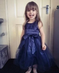 Kids Girls' Dress Solid Colored Flower Tulle Dress Wedding Party Layered Tulle Mesh Blue Red Fuchsia Knee-length Sleeveless Cute Dresses Summer 2-12 Years / Lace / Bow -Slay Clothing Shop 920ff3c5 be99 4d45 ab96 711cc9e0b886