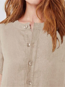 Women's Casual Dress Cotton Linen Dress Shift Dress Midi Dress Linen Cotton Blend Basic Modern Outdoor Daily Vacation Crew Neck Button Pocket Short Sleeve Summer Spring 2023 Loose Fit Black Wine -Slay Clothing Shop 9920fc1e dcc4 4a3c af49 2ac78d3f825e