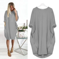 Women's Casual Dress T Shirt Dress Tee Dress Shift Dress Midi Dress Black White Blue 3/4 Length Sleeve Pure Color Pocket Summer Spring Crew Neck Basic Winter Dress Christmas Vacation 2023 S M L XL 9 Women's Casual Dress T Shirt Dress Tee Dress Shift Dress Midi Dress Black White Blue 3/4 Length Sleeve Pure Color Pocket Summer Spring Crew Neck Basic Winter Dress Christmas Vacation 2023 S M L XL -Slay Clothing Shop 996328b5 43ee 46c1 b987 eeead5d528a7